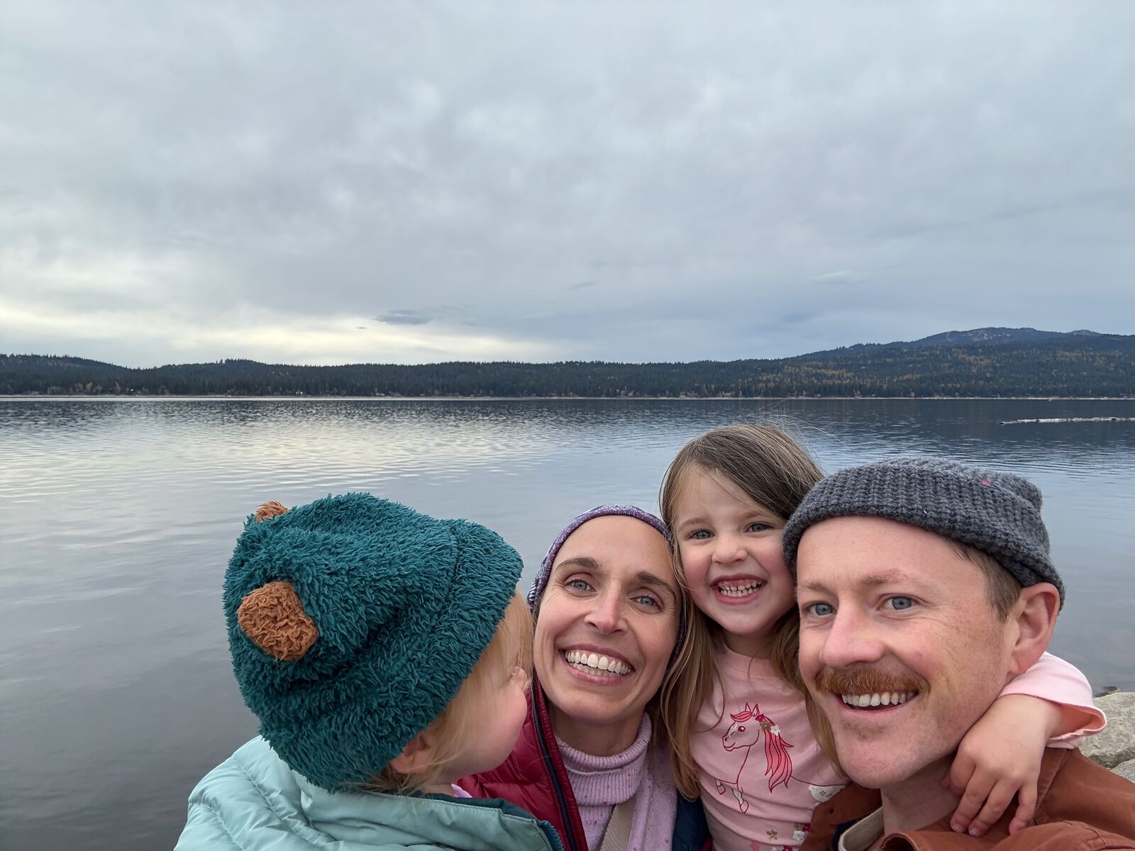 The family at Payette Lake